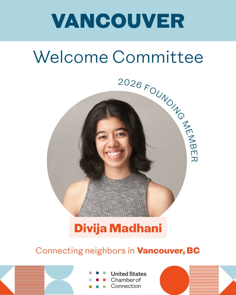 Welcome Committee Founding Member, Divija Madhani, is connecting neighbours in Vancouver, BC.